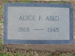 Alice <I>Fowler</I> Aird 