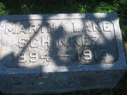 Martha <I>Lane</I> Schinkez 