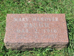 Mary <I>Hanover</I> Baugh 
