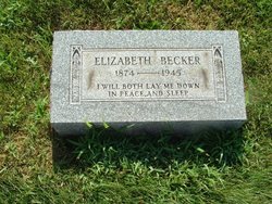 Elizabeth Marie <I>Bergen</I> Becker 