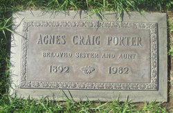 Agnes <I>Craig</I> Porter 