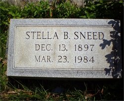 Stella “Estella” <I>Barker</I> Sneed 