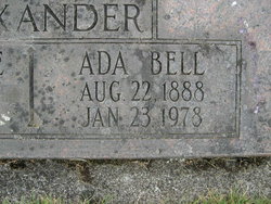 Ada Bell Alexander 