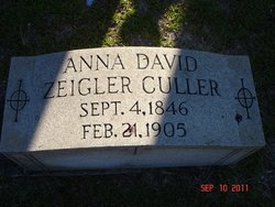 Anna David <I>Zeigler</I> Culler 