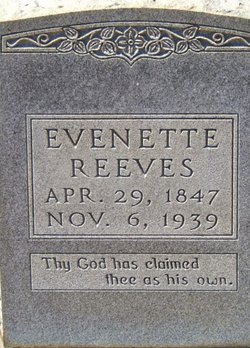 Evenette “Nettie” <I>Westmoreland</I> Reeves 