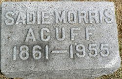 Sarah Jane “Sadie” <I>Morris</I> Acuff 