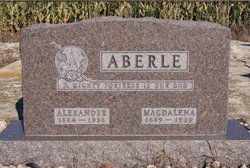 Magdalena <I>Huber</I> Aberle 
