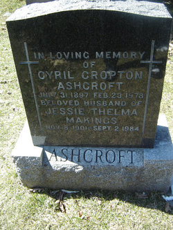 Cyril Cropton Ashcroft 