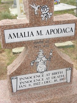 Mrs Amalia M “Molly” <I>Miera</I> Apodaca 