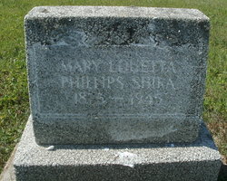 Mary Louetta <I>Phillips</I> Shira 