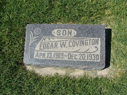 Edgar W Covington 