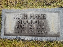 Ruth Marie <I>Craig</I> Stockard 