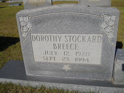 Dorothy Marie <I>Stockard</I> Breece 