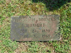 Elizabeth <I>Bridges</I> Albright 