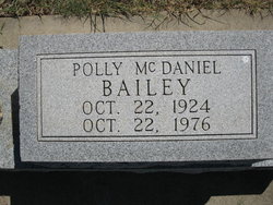 Polly <I>McDaniel</I> Bailey 