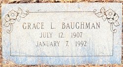 Grace Lee <I>Walker</I> Baughman 