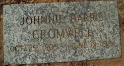 Johnnie Sue “Granney” <I>Harris</I> Cromwell 