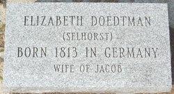 Elizabeth <I>Selhorst</I> Doedtman 