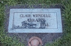 Clair Wendell Abrams 