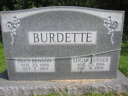 Lucy <I>Benson</I> Burdette 