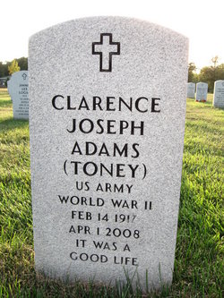 Clarence Joseph “Toney” Adams 