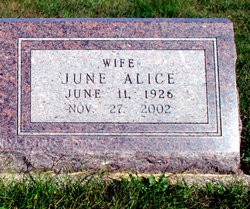 June Alice <I>Grann</I> Harrison 