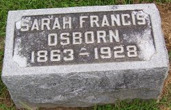 Sarah Francis <I>Miller</I> Osborn 
