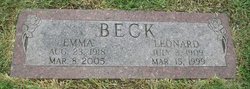 Emma Matilda <I>Winegar</I> Beck 