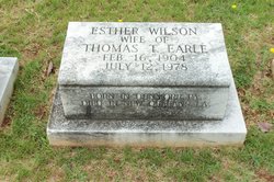 Esther <I>Wilson</I> Earle 