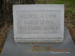 Mildred A Cone 