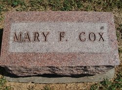 Mary Frances <I>Williams</I> Cox 