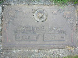 Adeline E. <I>English</I> Hoyt 
