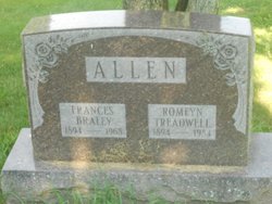 Frances Colver <I>Braley</I> Allen 