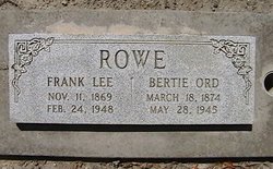 Frank Lee Rowe 