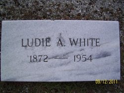 Cynthia Louisa “Ludie” <I>Allgood</I> White 