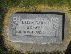 Helen Sarah <I>Jenson</I> Brewer 