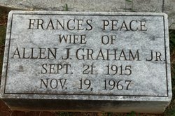 Frances <I>Peace</I> Graham 
