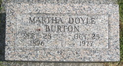 Martha <I>Doyle</I> Burton 