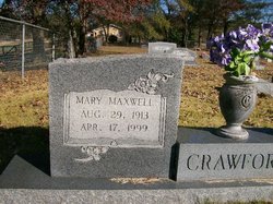 Mary Eloise <I>Maxwell</I> Crawford 