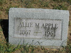 Mary Alice “Allie” <I>King</I> Apple 