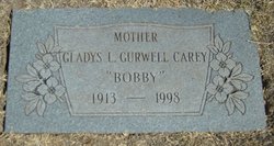 Gladys Leola “Bobby” <I>Gurwell</I> Carey 