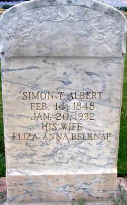 Eliza Anna “Ann” <I>Belknap</I> Albert 