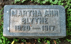 Martha Frances <I>Benningfield</I> Blythe 