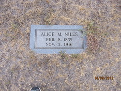 Alice M. <I>Boswell</I> Niles 