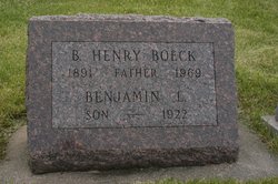 Benjamin Henry Boeck 