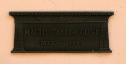Mattie Taylor Clive 
