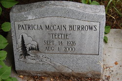 Patricia Jean <I>McCain</I> Burrows 