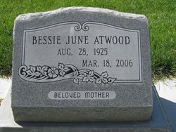 Bessie June <I>Bandy</I> Atwood 