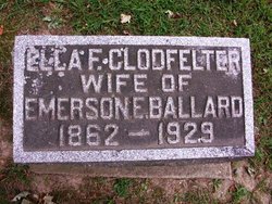Ella F. <I>Clodfelter</I> Ballard 
