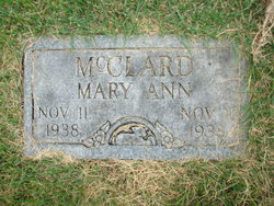 Mary Ann McClard 